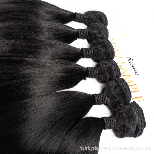 24 inches black silky base straight wave heat resistant synthetic hair bundles Synthetic Braiding Hair  brazilian hair extension